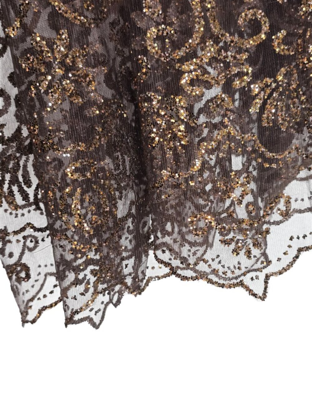 Free People Intimately Shaved Chocolate Brown Sheer Maxi Dress Medium NWT - Picture 9 of 14
